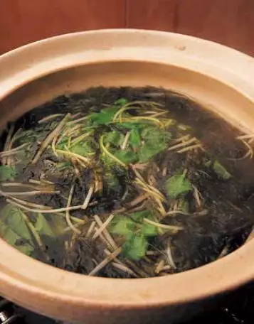 鸭儿芹紫菜汤